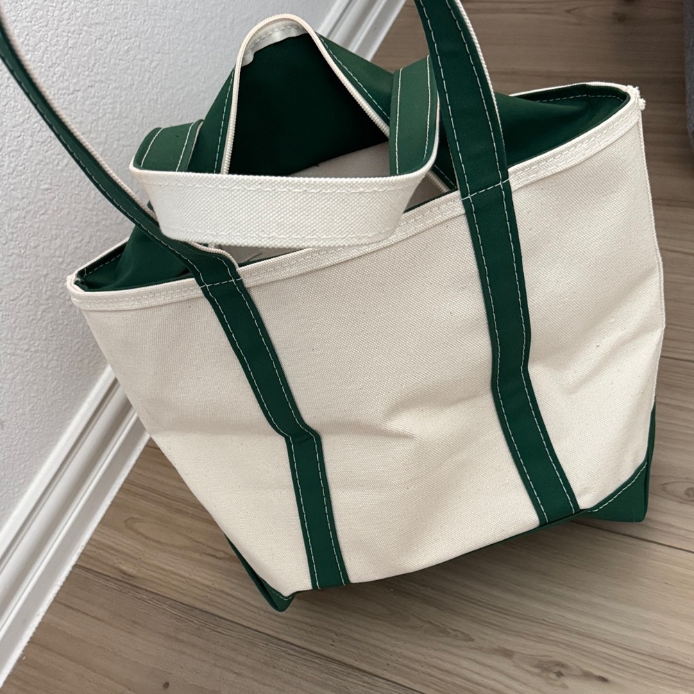 Boat and Tote Medium Long Handle Zip Top NWOT - Picture 3 of 3